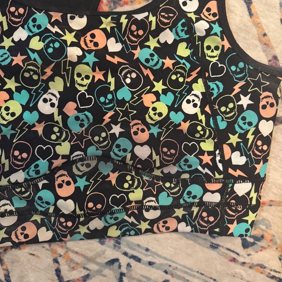 Torrid low impact bra skull print - Picture 2 of 5